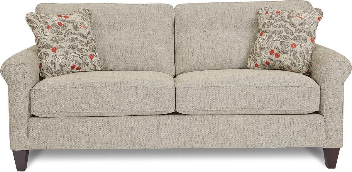 LaZBoy Laurel 610411 Stationary Button Tufted Sofa Thornton